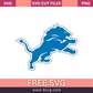 Detroit Lions NFL SVG Free And Png Download-8SVG
