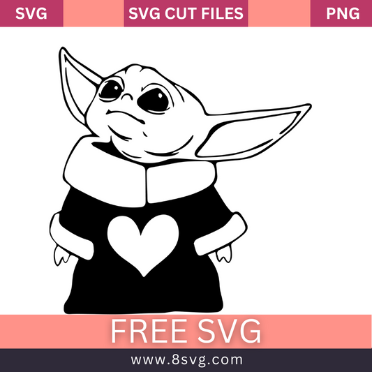 Yoda Clipart Svg Free Cut File For Cricut- 8SVG