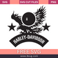 Harley Davidson Logo SVG Free Cut File for Cricut- 8SVG