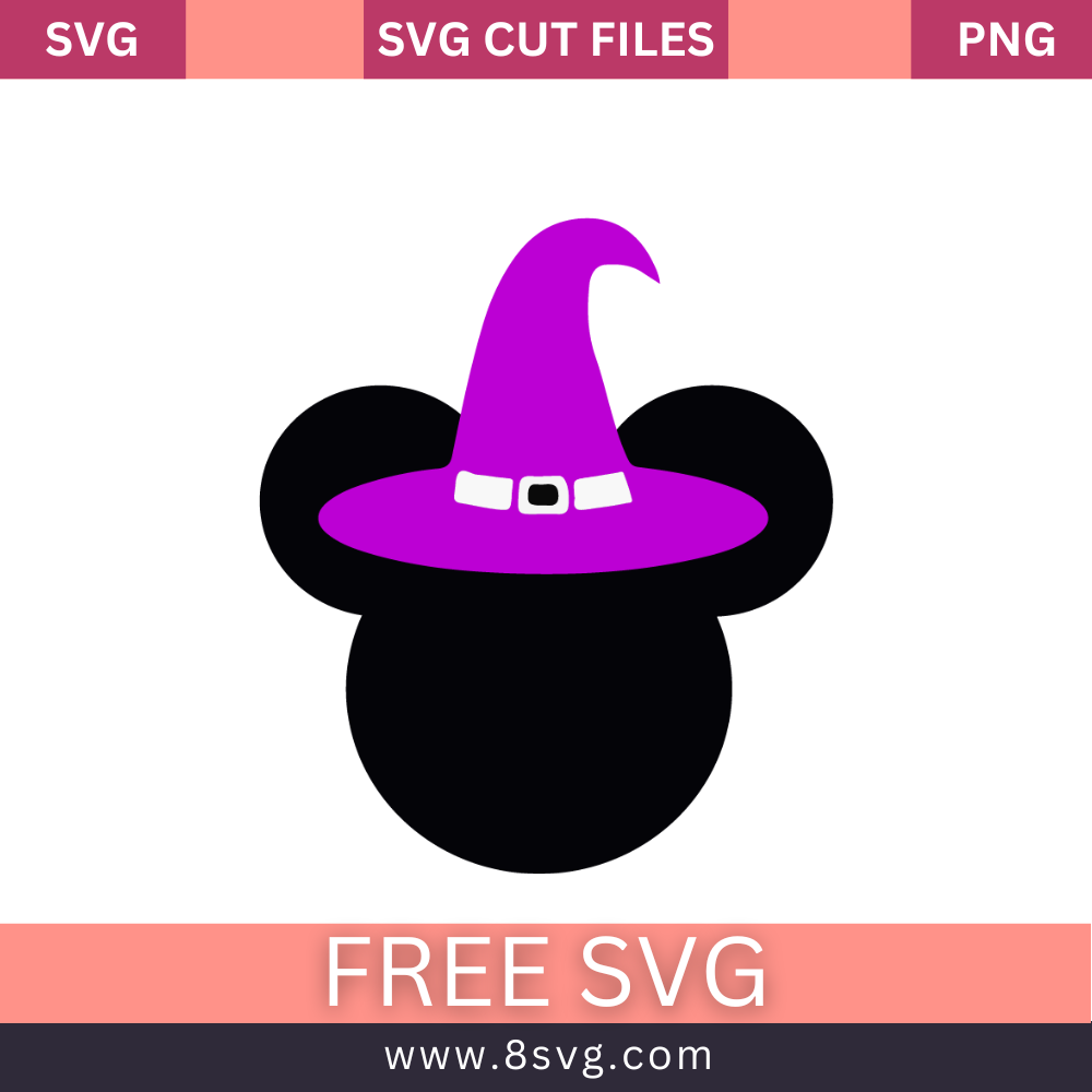 Mickey the Witch Disney SVG Free Cut File for Cricut- 8SVG