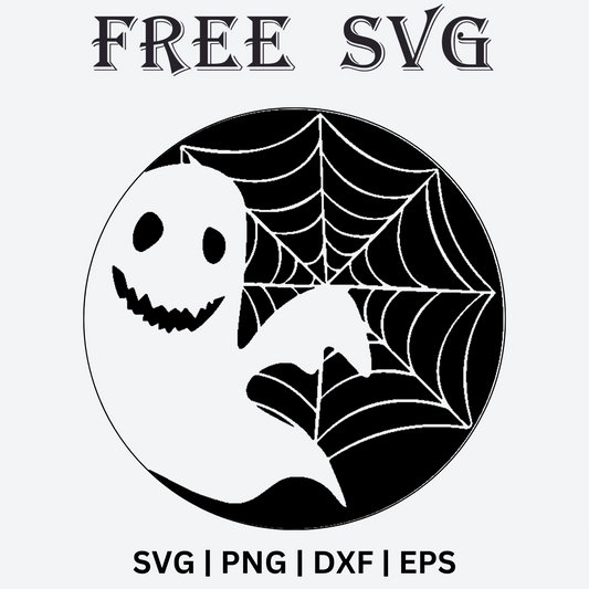 Ghost Spider Halloween keychain SVG free and PNG-8SVG