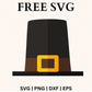 Pilgrim Hat Thanksgiving SVG Free and PNG Cut File for Cricut