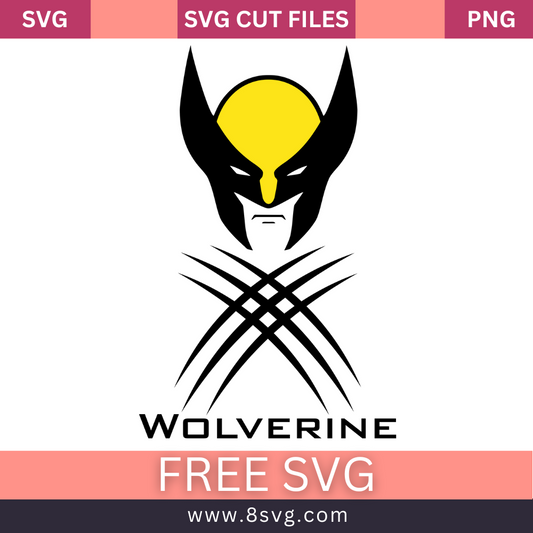 Wolverine SVG Free Cut File For Cricut- 8SVG