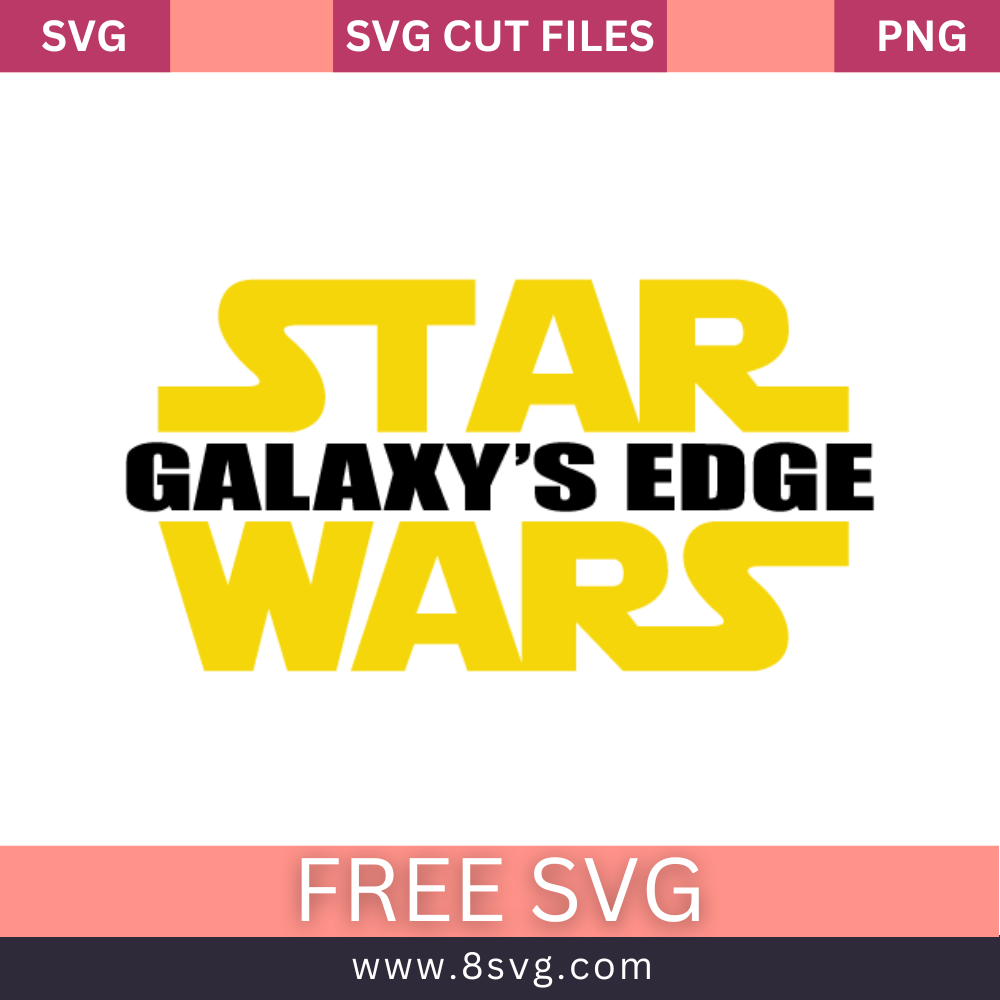 Star Wars Galaxy's Edge SVG Free Logo Download for Cricut Crafts- 8SVG