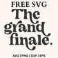 The Grand Finale Onesie SVG Free & PNG Free file for Cricut-8SVG