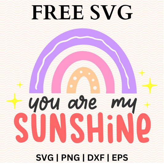 You Are My Sunshine Onesie SVG Free & PNG Free file for Cricut