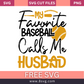 My Favorite Baseball Calls Me Husband Svg Free Cut File- 8SVG
