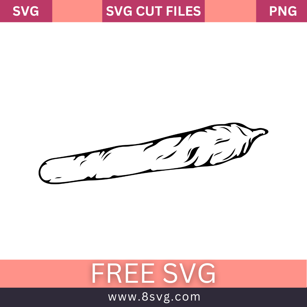 Weed Joint SVG Free Cut File Download- 8SVG