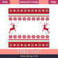 Knitted seamless pattern with deers for Christmas winter red ,white and green sweater SVG Free Png Download-8SVG