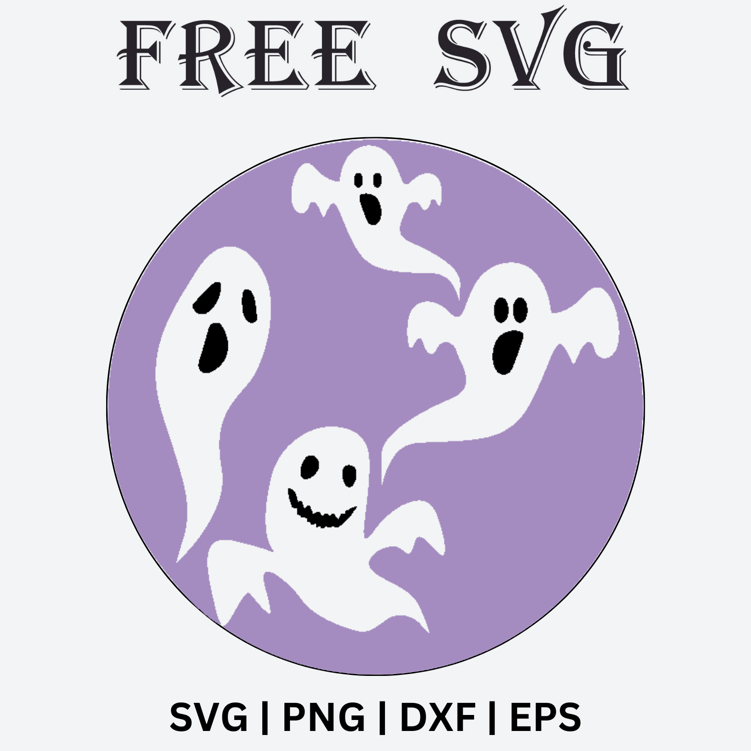 Ghost Halloween keychain SVG free and PNG-8SVG