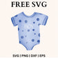 Boy Onesies Clipart SVG Free & PNG file for Cricut
