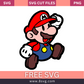 Paper Mario Super Mario SVG Free Cut File for Cricut- 8SVG