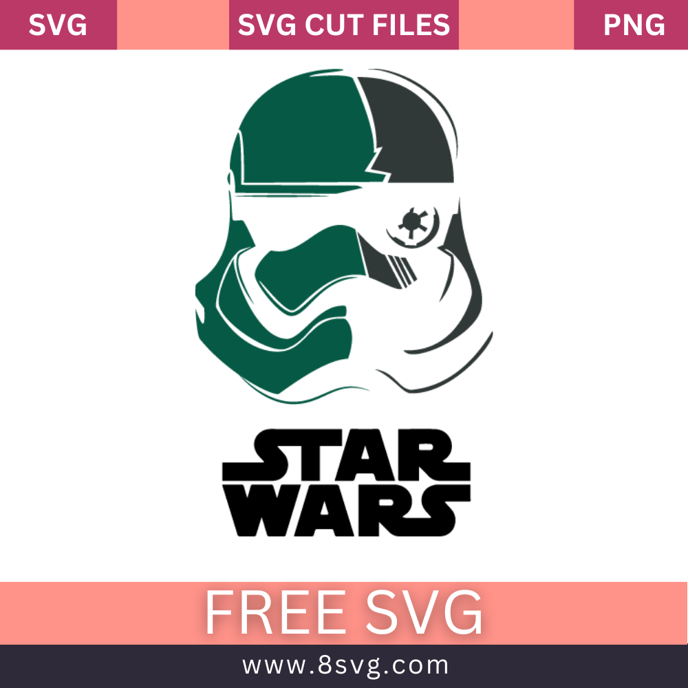 Star Wars Stormtrooper Stencil SVG Free cut file Download- 8SVG