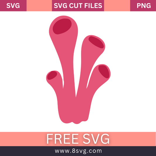 Coral Baby Shark Svg Free Cut File For Cricut- 8SVG