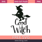 Good Witch SVG Free Cut File for Cricut- 8SVG