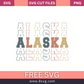 Alaska stack retro vintage SVG Free PNG Download