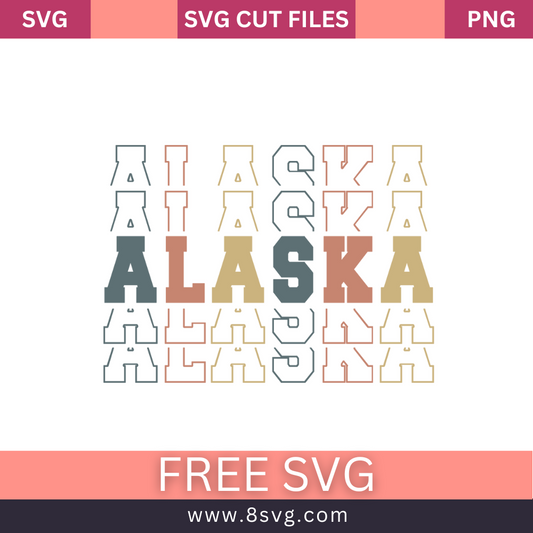 Alaska stack retro vintage SVG Free PNG Download-8SVG