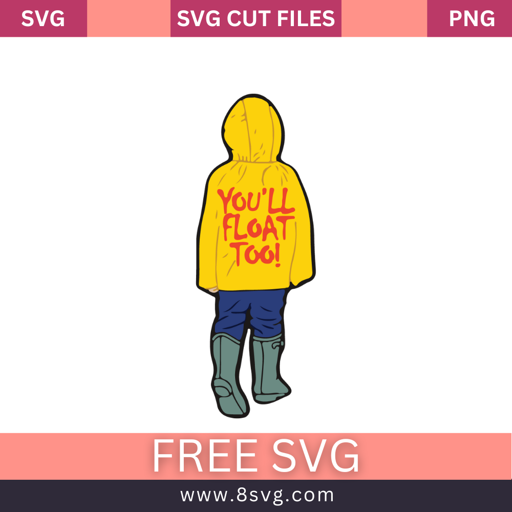 Free Paper Boat Penny Wise SS Georgie SVG Free Cut File- 8SVG