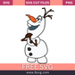 Olaf Body layered Svg Free Cut File- 8SVG