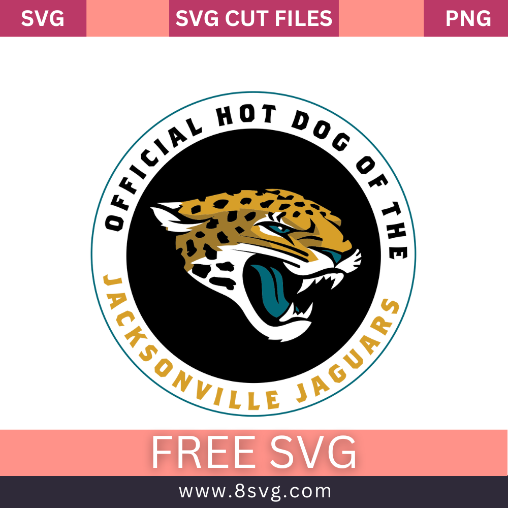 Jacksonville Jaguars NFL SVG Free And Png Download-8SVG