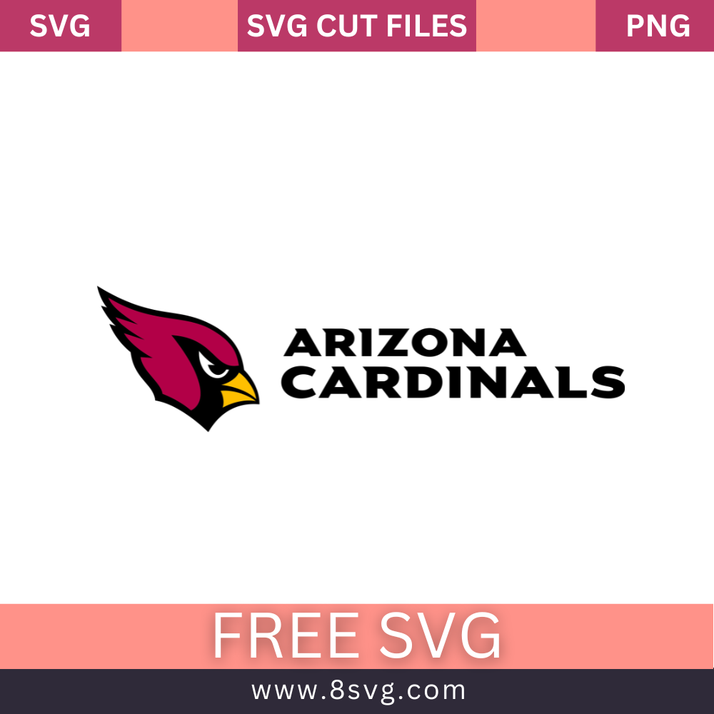 NFL Arizona Cardinals SVG Free And Png Download- 8SVG