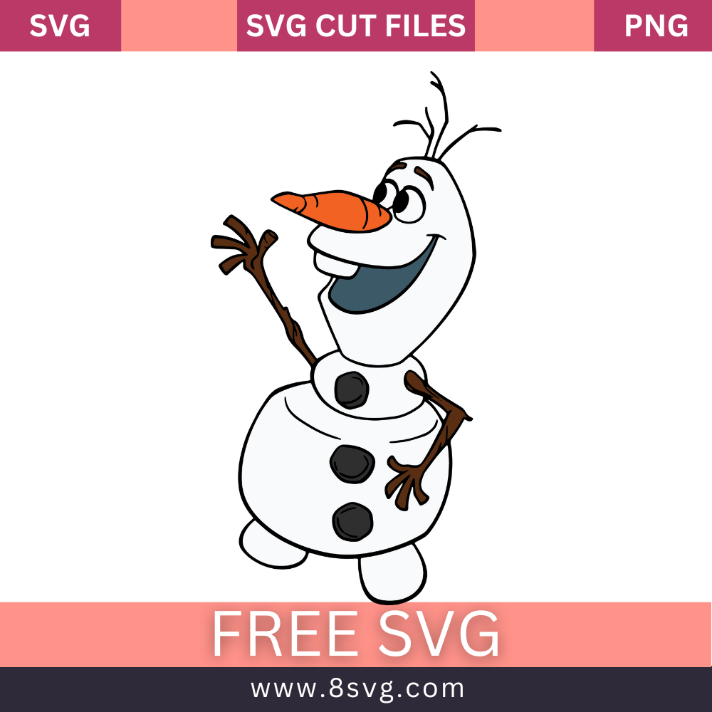 Olaf Body Svg Free Cut File For Cricut- 8SVG