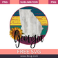 GEORGIA State Sublimation Free Png Download File For Cricut
