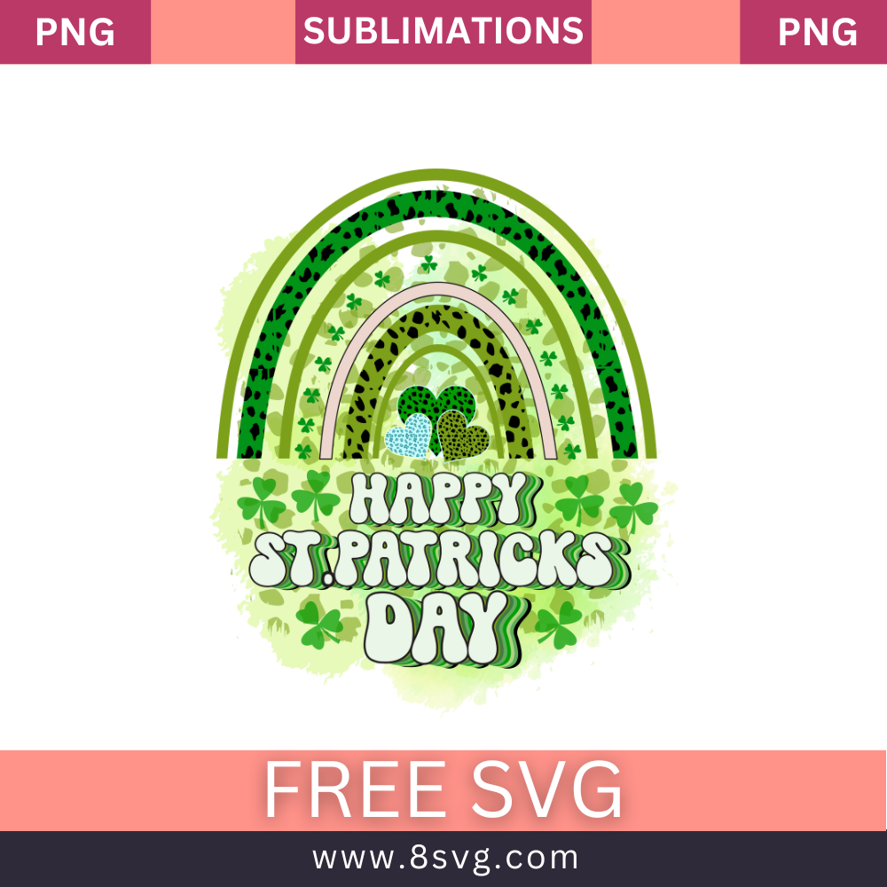 Happy St. Patricks Day 3 SVG Free Cut File for Cricut- 8SVG