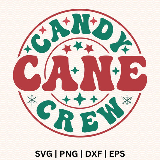 Candy Cane Crew SVG - Free file for Cricut & Silhouette