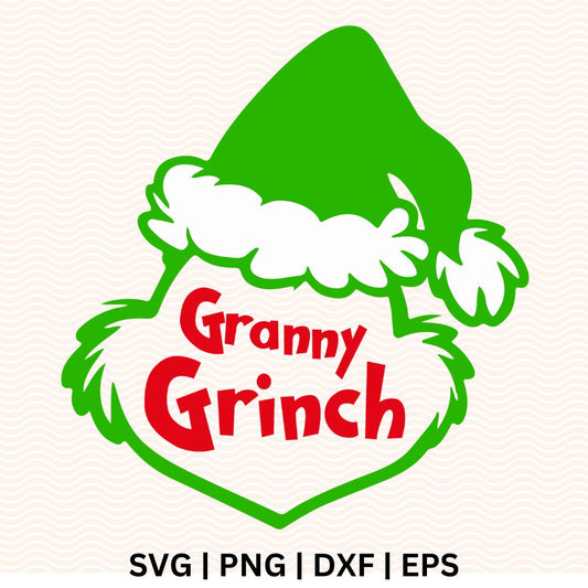 Granny Grinch SVG Free File For Cricut & Silhouette-8SVG