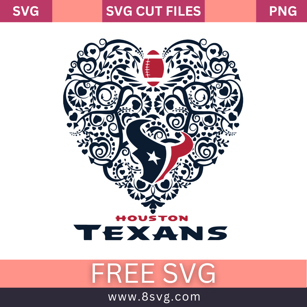 NFL Houston Texans SVG Free And Png Download – 8SVG