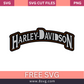 Harley davidson motorcycle patch SVG Free And Png Download- 8SVG