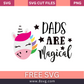 dads are magical Father Unicorn SVG Free And Png Download cut files for cricut- 8SVG