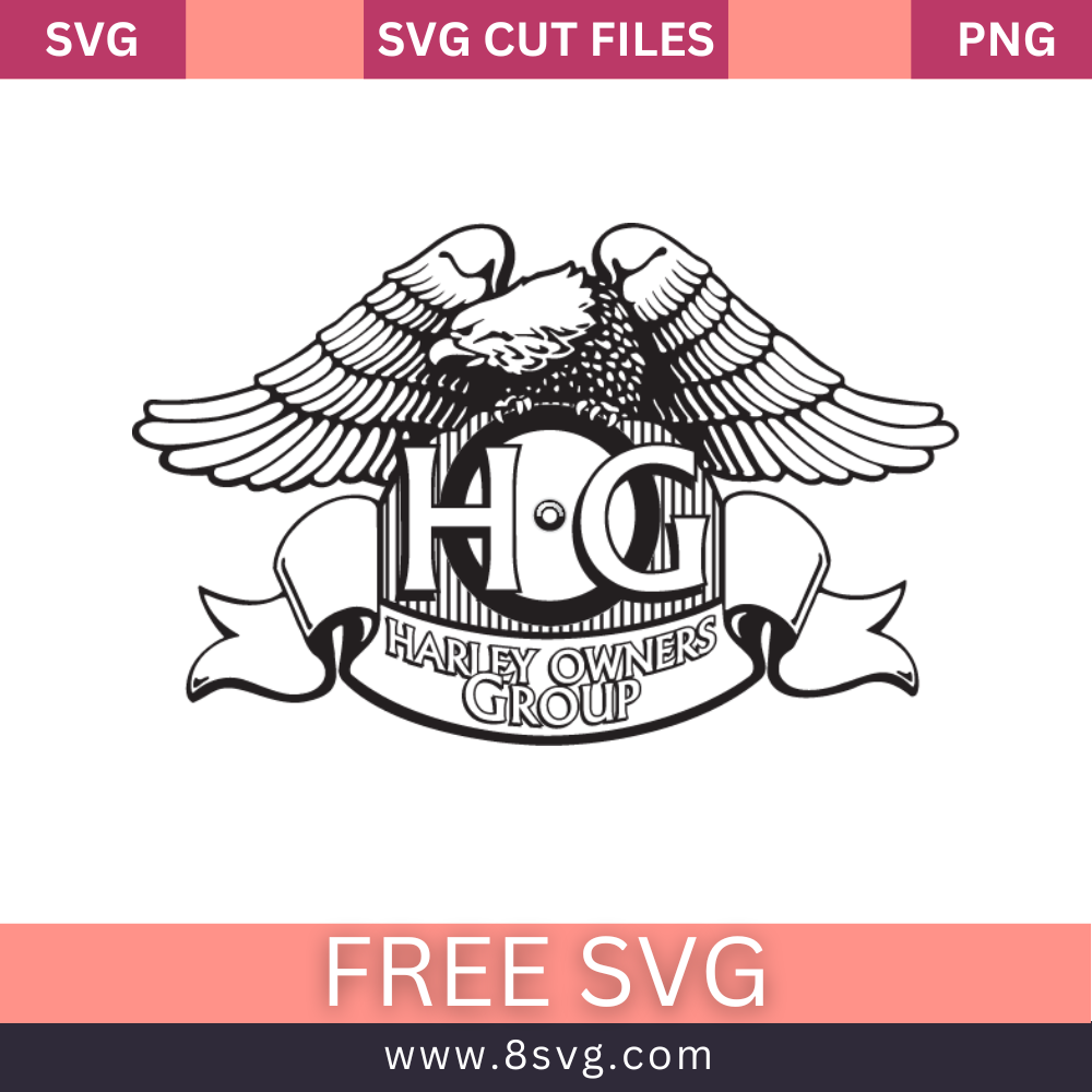 H.o.g harley owners group SVG Free And Png Download- 8SVG