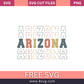 arizona stack retro vintage SVG Free PNG Download