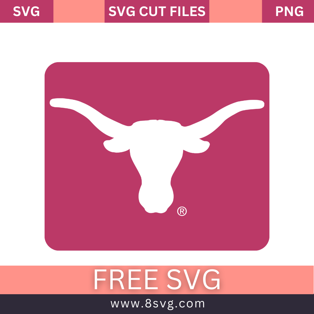 longhorns SVG Free And Png Download cut files for cricut- 8SVG