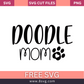Dog doodle mom SVG Free And Png Download