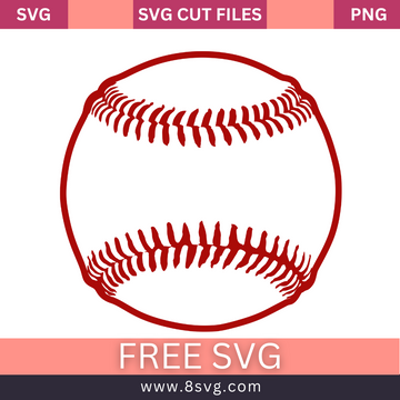 Free Baseball SVG Cut Files for Cricut & Silhouette – 8SVG