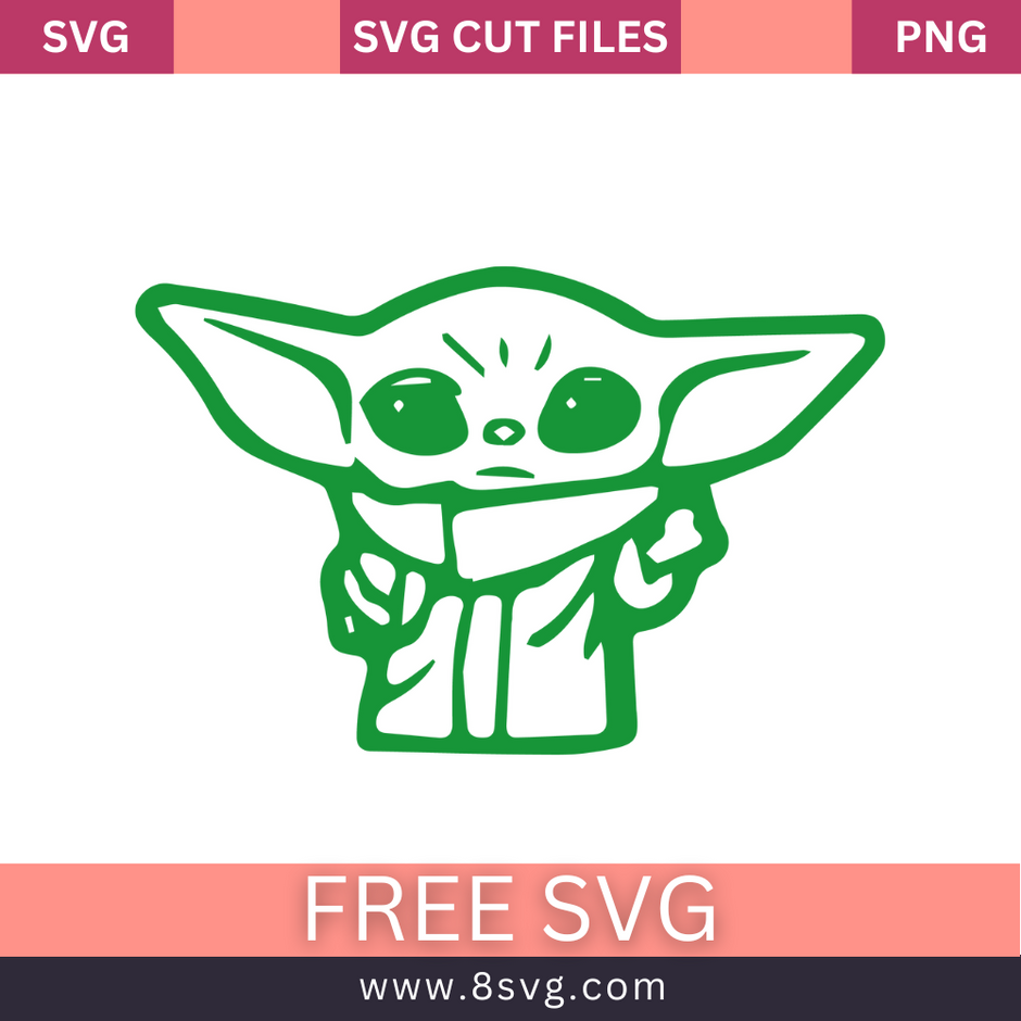 27+ Free Baby Yoda SVG Downloads for Cricut or Silhouette – RNOSA LTD ...