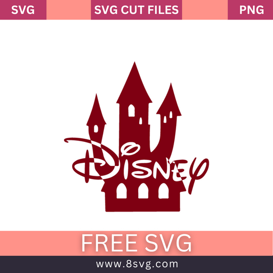 Disney Castle SVG Free Cut File Download- 8SVG