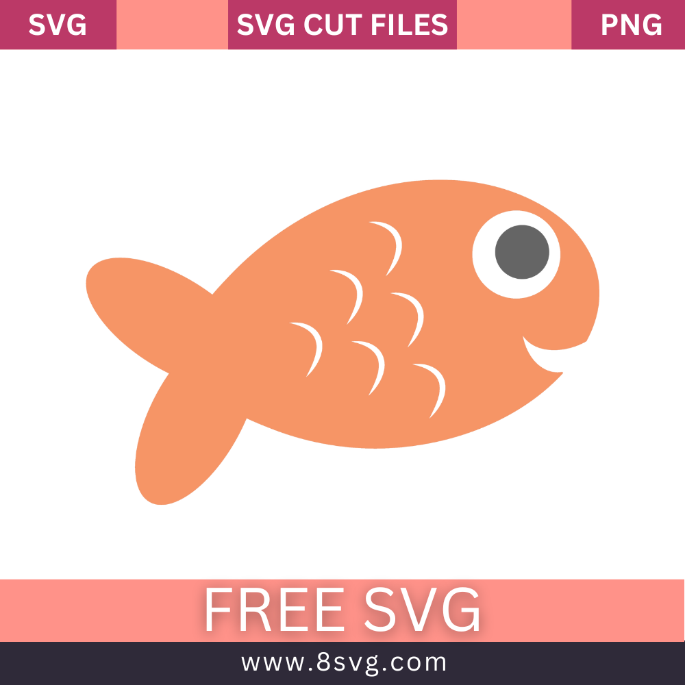 Fish SVG And PNG Free Download- 8SVG