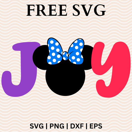 Disney Minnie Joy Christmas SVG Free File For Cricut or Silhouette-8SVG
