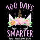 Unicorn 100th Day of School SVG Free File for Cricut or Silhouette