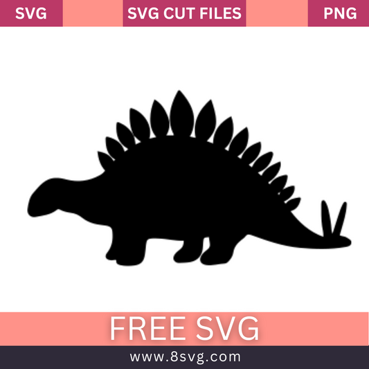 Dinosaur SVG Free Cut File for Cricut- 8SVG