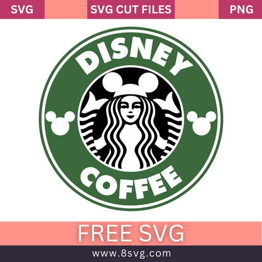 Disney Starbucks SVG Free Cut File For Cricut- 8SVG