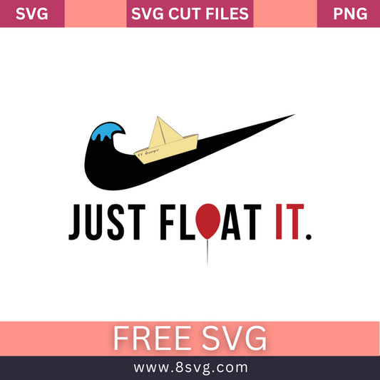 Nike Penny Wise Just Float it. Svg Free Cut File For Cricut- 8SVG