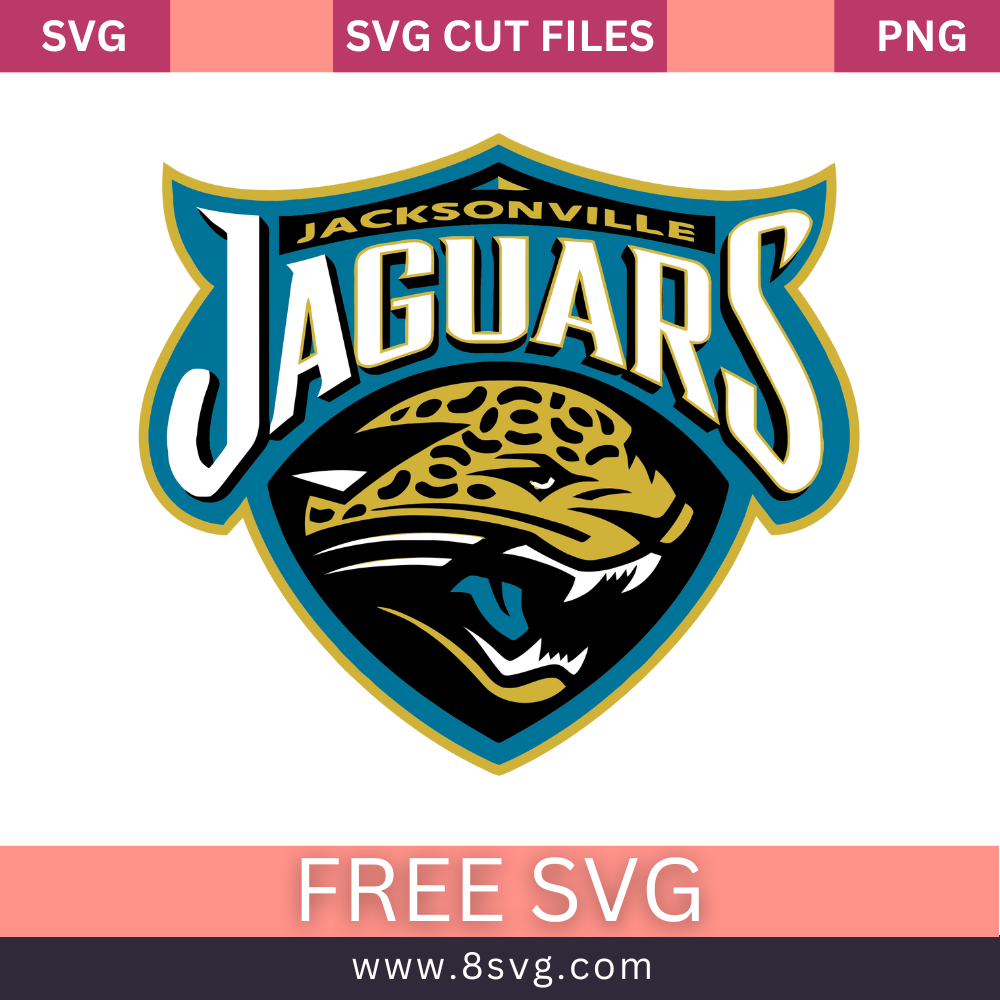 NFL Jacksonville Jaguars SVG Free And Png Download-8SVG