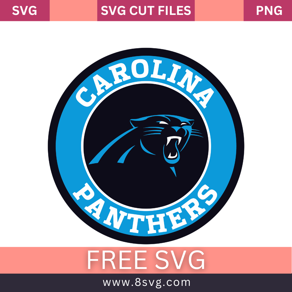 NFL Carolina Panthers SVG Free And Png Download- 8SVG