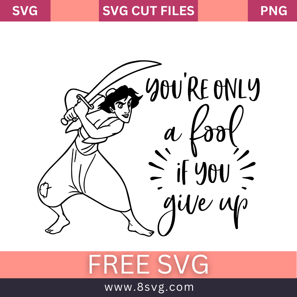 youre only a fool SVG Free And Png Download cut files for cricut- 8SVG