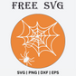 Spider Orange Halloween keychain SVG free and PNG-8SVG
